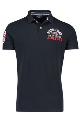 Superdry Superdry polo donkerblauw