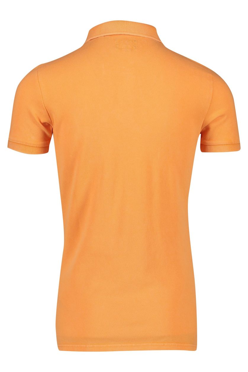 Poloshirt Superdry vintage oranje