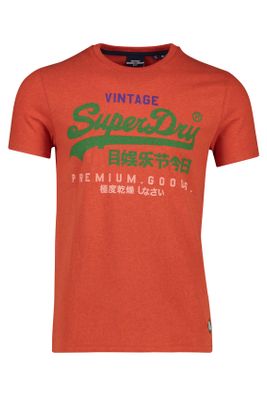 Superdry Oranje t-shirt heren Superdry