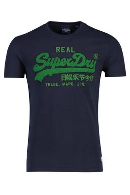 Superdry Donkerblauw t-shirt Superdry