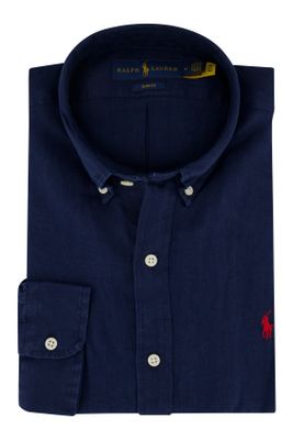Polo Ralph Lauren Navy overhemd Ralph Lauren Slim Fit