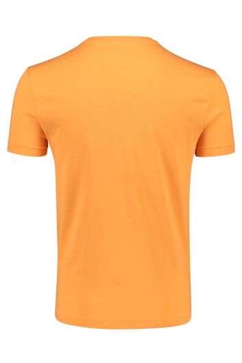 Oranje t-shirt Ralph Lauren Custom Slim Fit