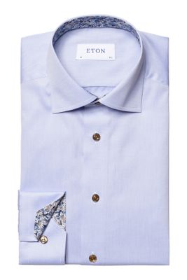 Eton Eton overhemd Classic Fit effen lichtblauw