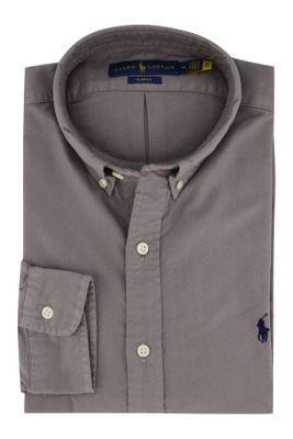 Polo Ralph Lauren Grijs overhemd Ralph Lauren Slim Fit