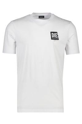 Diesel Wit t-shirt heren Diesel