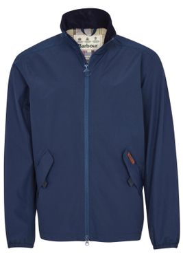 Barbour Barbour zomerjas donkerblauw effen rits normale fit 