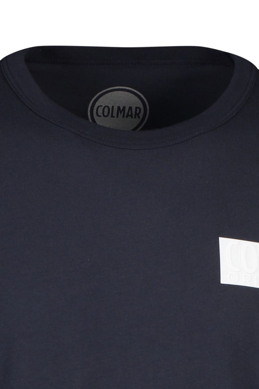 Donkerblauw Colmar t-shirt effen