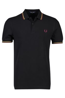 Fred Perry Poloshirt Fred Perry zwart uni met logo
