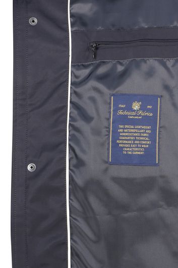 Donkerblauwe jas Portofino