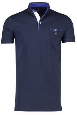 Portofino Poloshirt extra lang Portofino donkerblauw