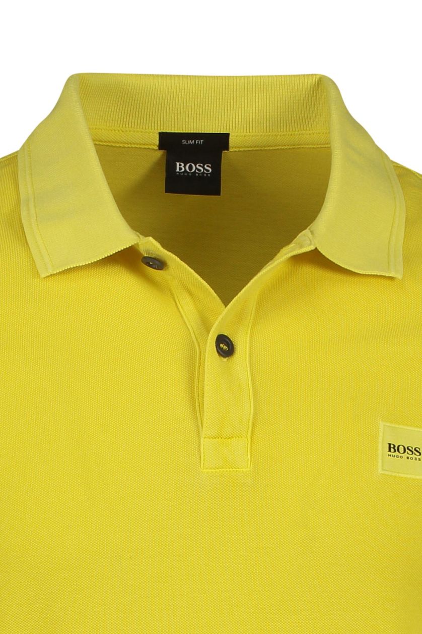Poloshirt Hugo Boss Prime geel