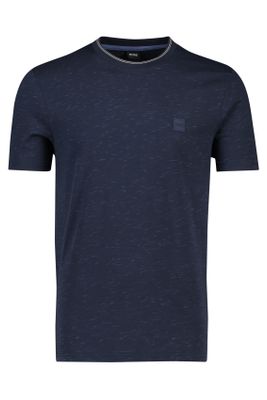 Hugo Boss T-shirt donkerblauw geprint Hugo Boss Temew