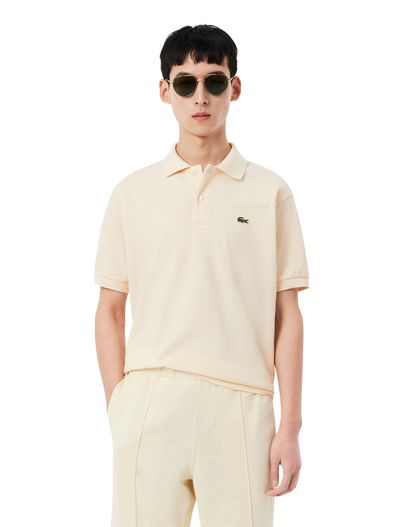 Lacoste Heren polo creme Lacoste Classic Fit