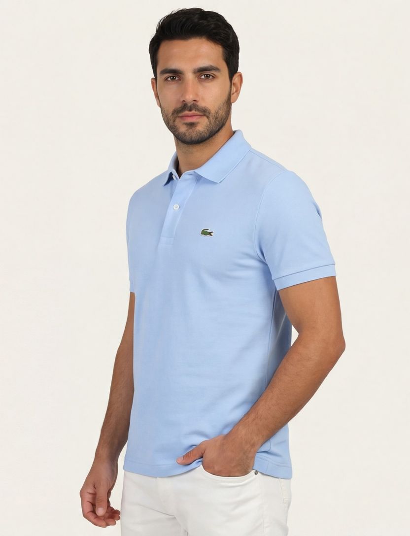 Lacoste poloshirt Classic Fit lichtblauw
