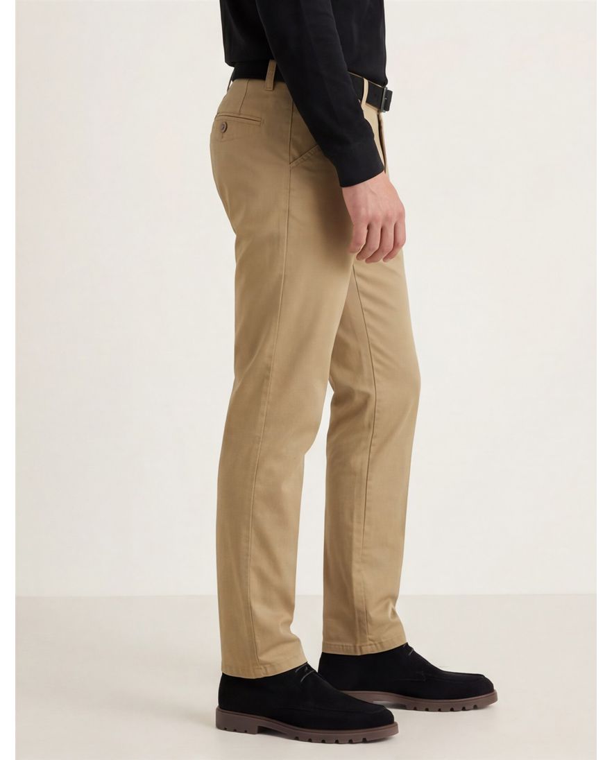 Heren chino camel Meyer Chicago