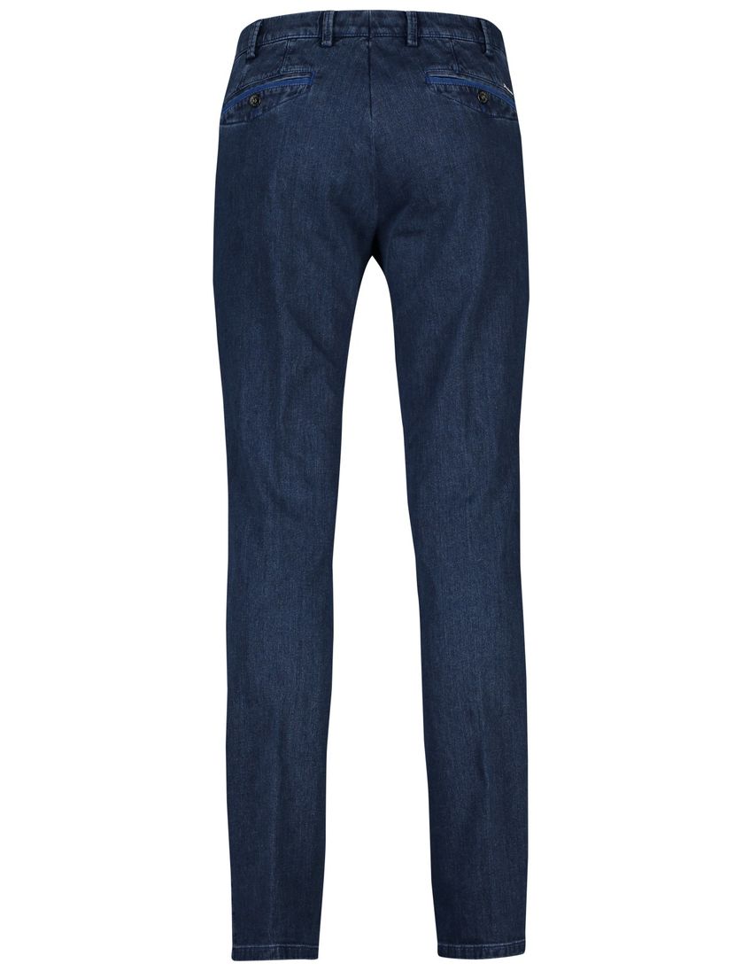 Meyer nette jeans blauw effen denim, katoen Chicago