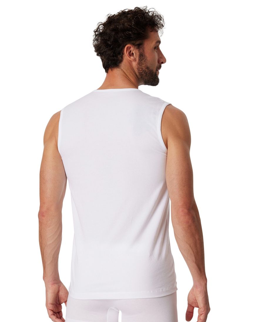Schiesser singlet Schiesser ondergoed aanbieding wit effen katoen