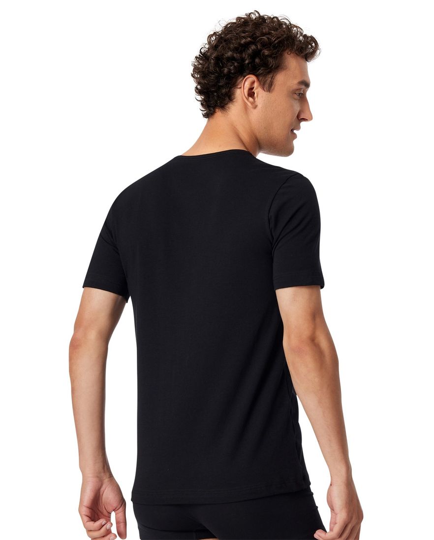 Schiesser t-shirt Schiesser 95/5 ondergoed aanbieding zwart