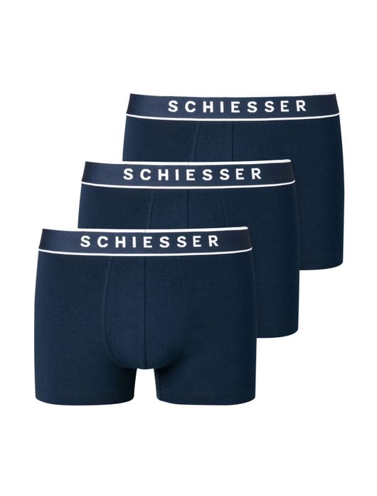 Boxershorts navy 3-pack Schiesser 95/5