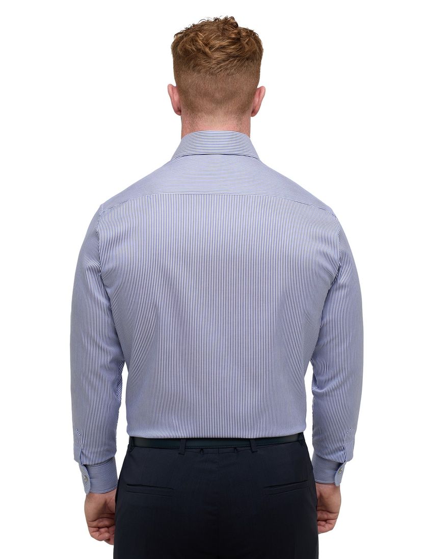 Eterna 1863 overhemd Modern Fit blauw wit