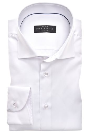 John Miller Overhemd John Miller strijkvrij wit Slim Fit