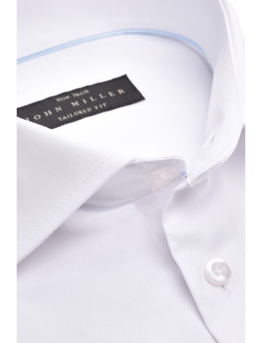 John Miller overhemd mouwlengte 7 wit