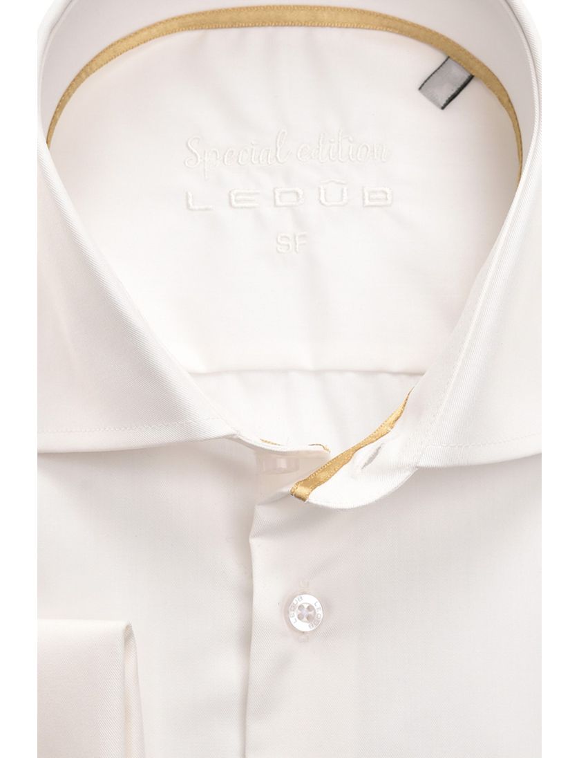 Overhem Ledub ecru Special Edition Slim Fit