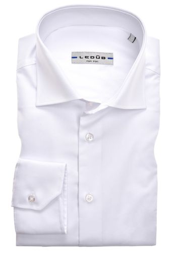 Ledub Ledub overhemd mouwlengte 7 non iron wit kreukvrij