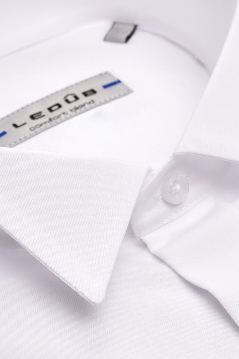 Smokingoverhemd Ledub wit Modern Fit vadermoordenaar