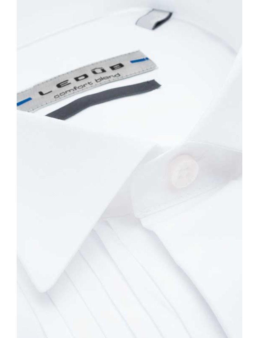 Ledub smokingoverhemd wit Modern Fit