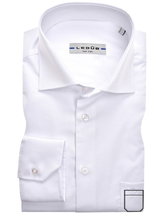 Overhemd Ledub Modern Fit wit