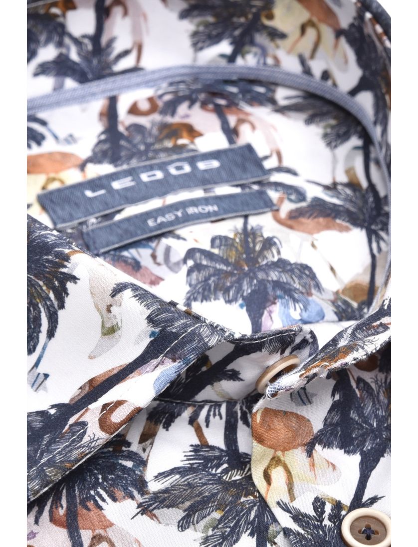Ledub overhemd palmboomprint