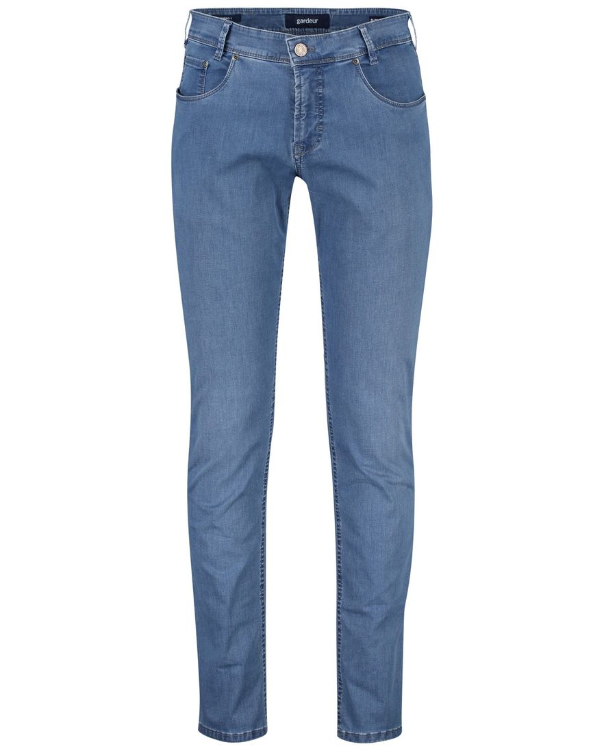 Gardeur jeans blauw katoen