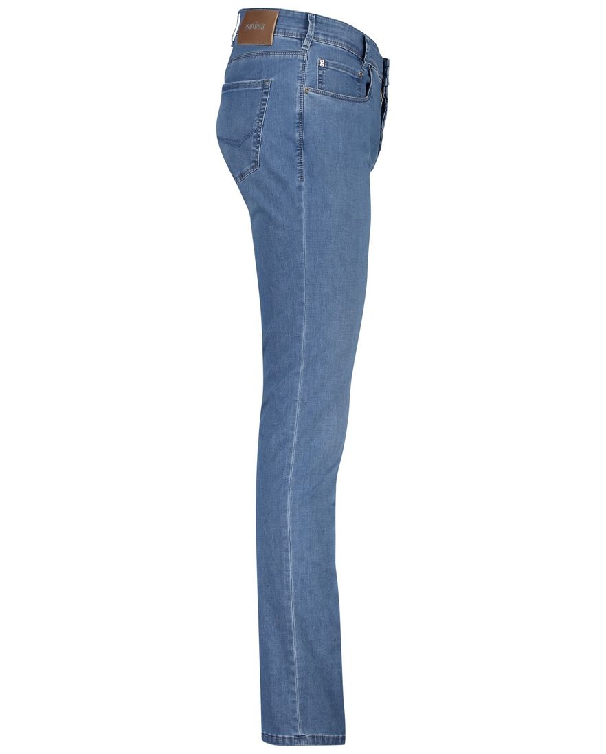 Gardeur jeans blauw katoen