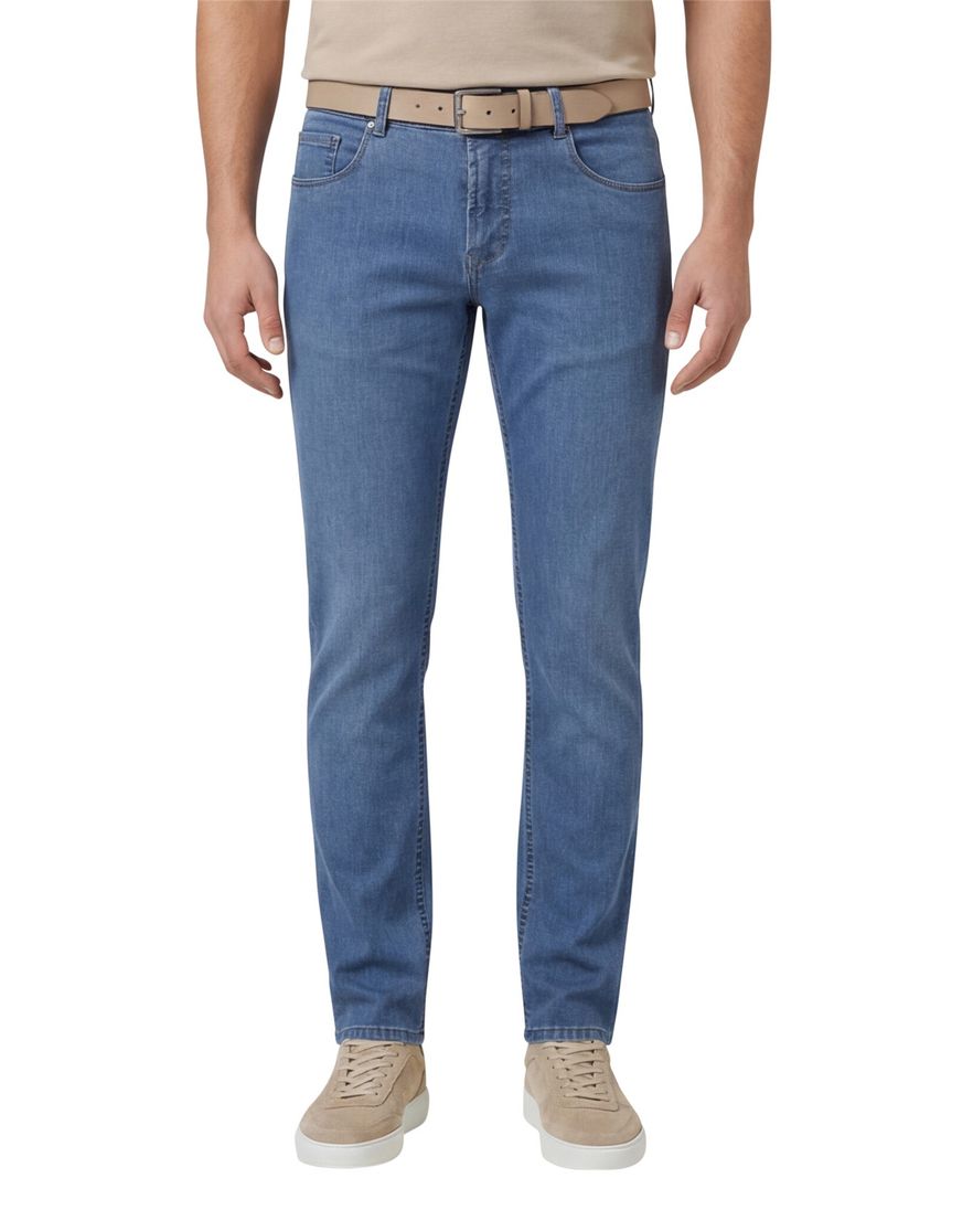 Gardeur jeans blauw katoen