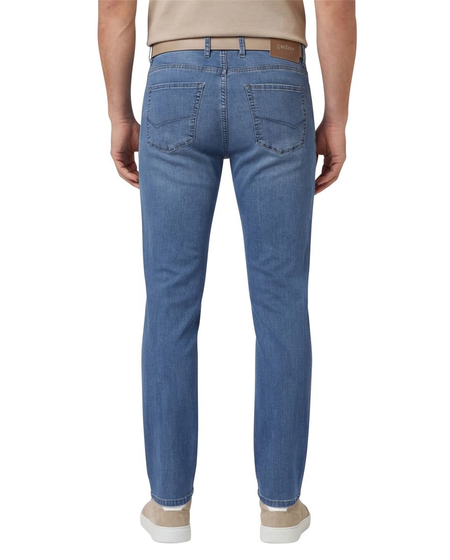 Gardeur jeans blauw katoen