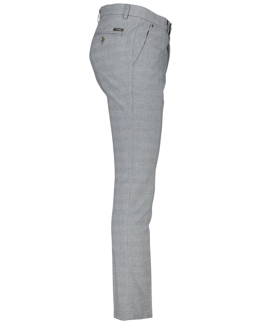 Broek Gardeur Sonny-8 Slim Fit ruit grijs