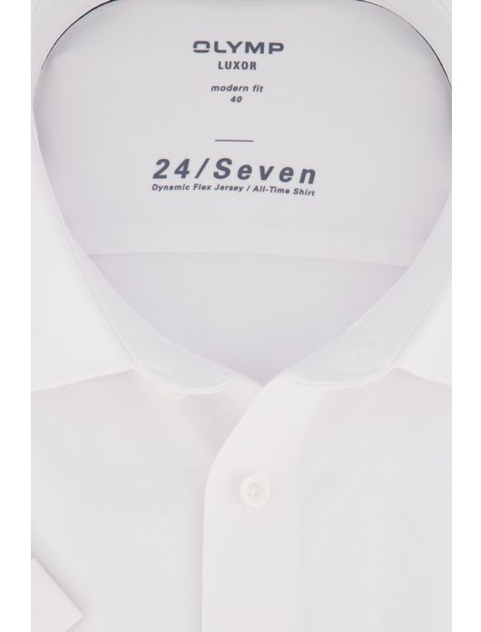 Korte mouw overhemd Olymp Modern Fit wit