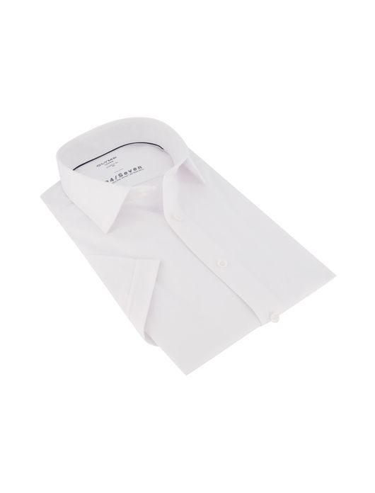 Korte mouw overhemd Olymp Modern Fit wit