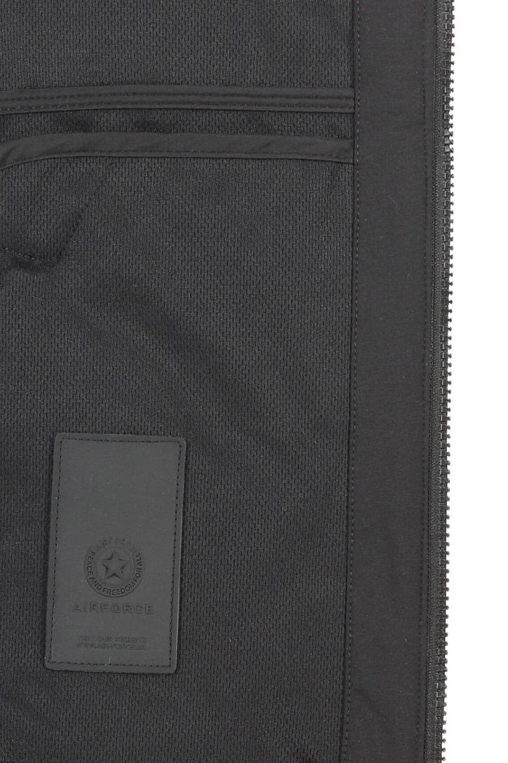 Airforce softshell jack zwart