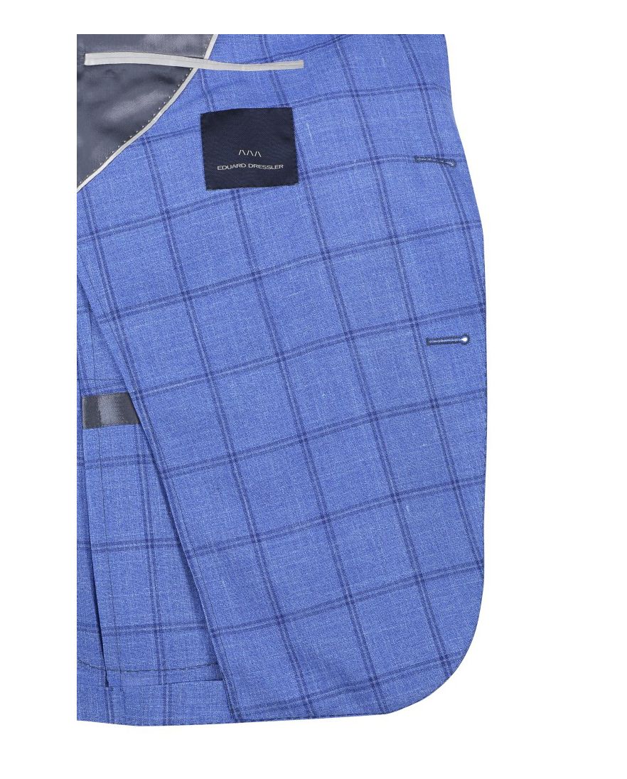 Lichtblauw colbert Eduard Dressler