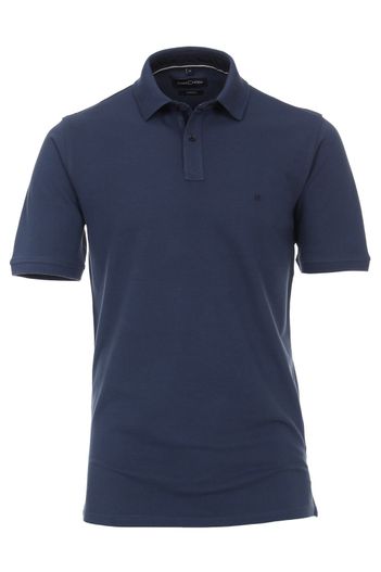 Casa Moda Donkerblauw poloshirt Casa Moda Effen
