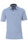 Polo Casa Moda Sport Stretch blauw melange