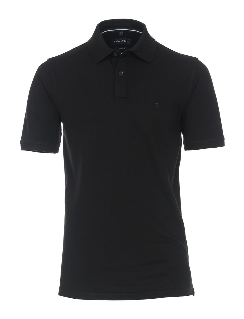 Zwarte polo Casa Moda