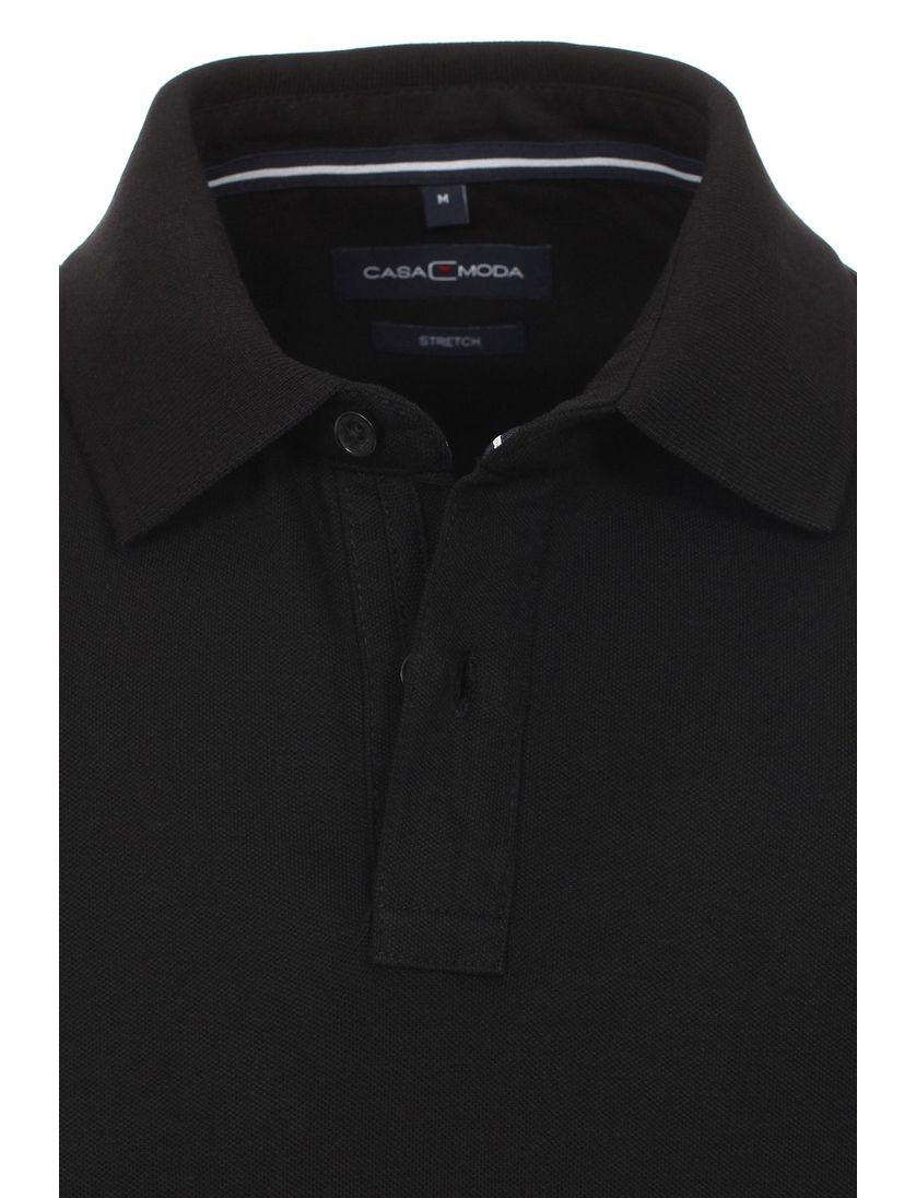 Zwarte polo Casa Moda