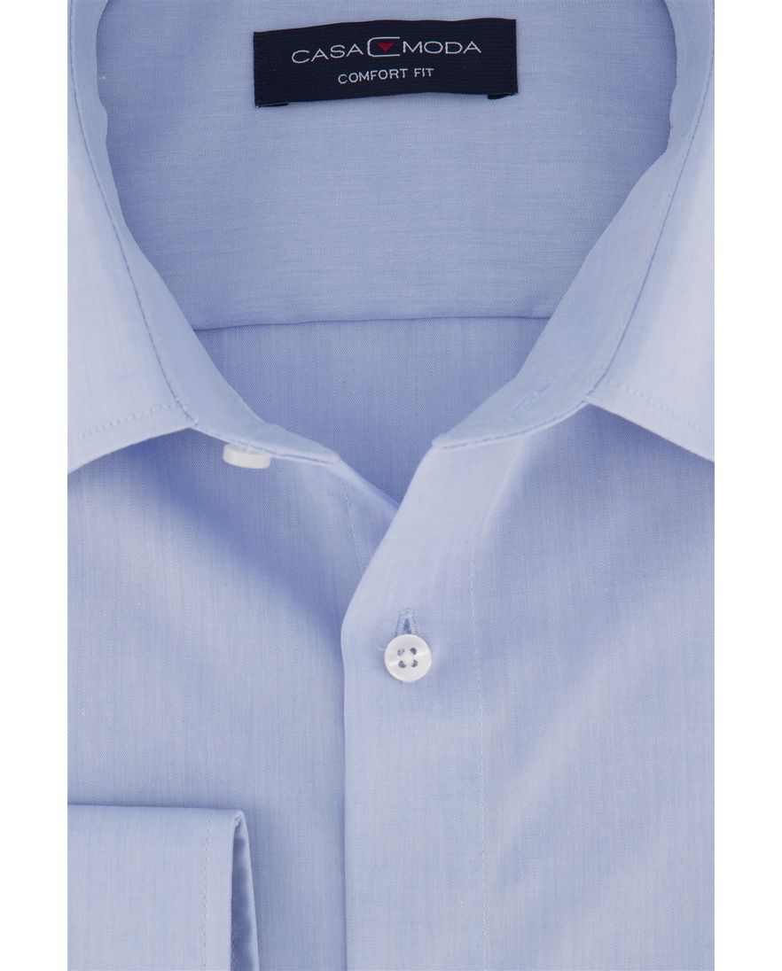 Casa Moda overhemd mouwlengte 7 Comfort Fit lichtblauw