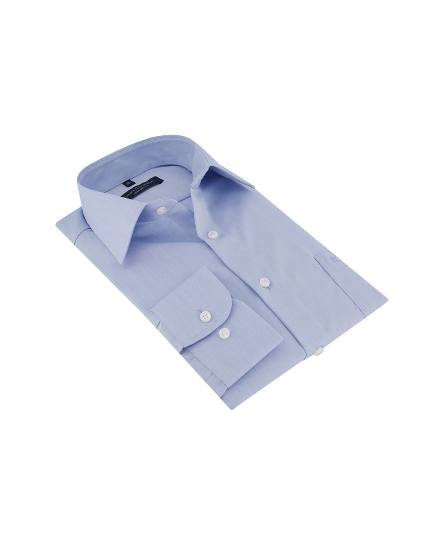 Casa Moda overhemd mouwlengte 7 Comfort Fit lichtblauw