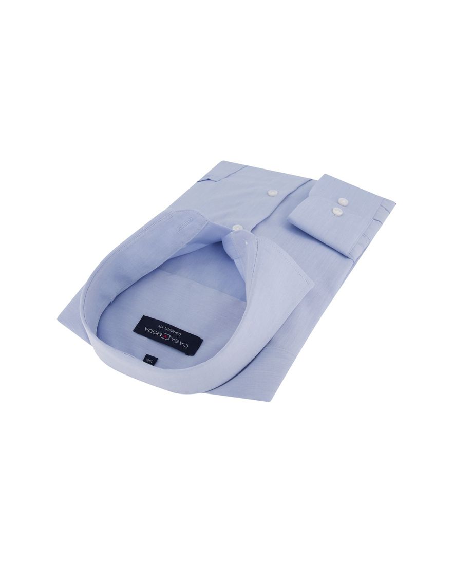 Casa Moda overhemd mouwlengte 7 Comfort Fit lichtblauw