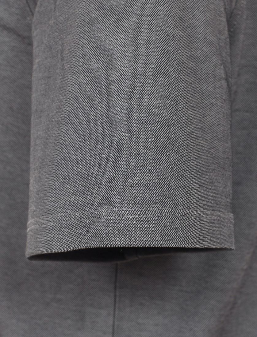 poloshirt korte mouw Casa Moda grijs wijde fit
