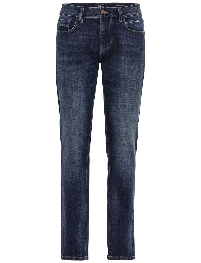 Camel Active broek 5-pocket blauw Houston normale fit